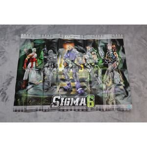 Hasbro GI Joe Sigma 6 Wall Decor Room Poster 23" x 17" Action Figure Toys